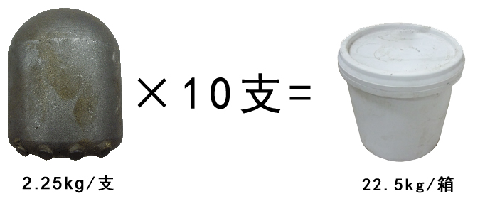85/2旋挖截齿座重量和包装